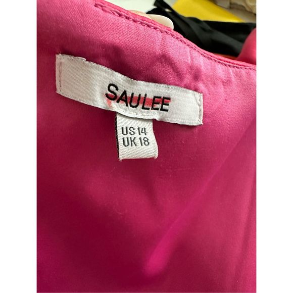 Sau Lee Priyanka Strapless Satin Gown US 14 $495 - Picture 8 of 8